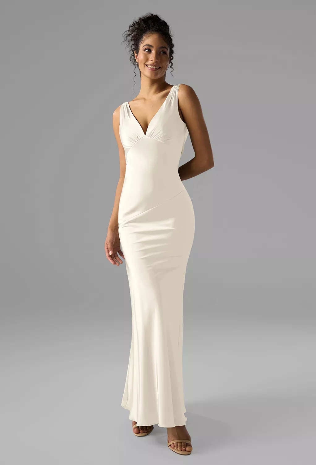 AW Rachael Ivory  Cocktail Wedding Guest Dresses